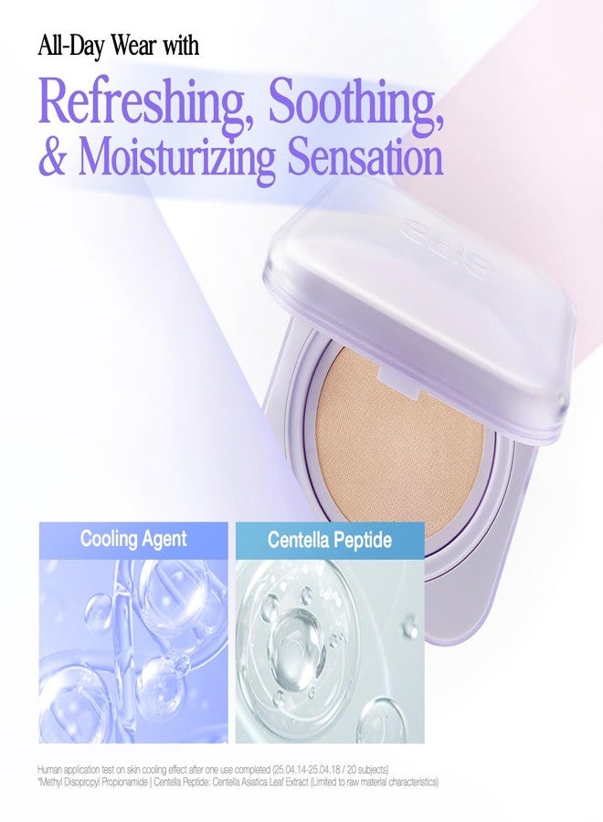 CLIO PROFESSIONAL CLIO Kill Cover Mesh Blur Cushion Foundation, Flawless Full Coverage, Pore Blurring for Smooth Skin, Semi-Matte Finish, Long-Lasting, Lightweight, Oil-Control, Korean Foundation (19C LIGHT) - Image 4